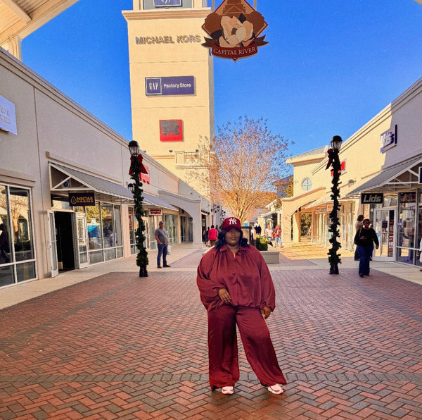 Puffed Bomber Sleeve Jacket/Pant Set