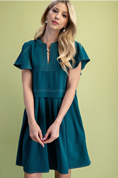 Pleated Dress